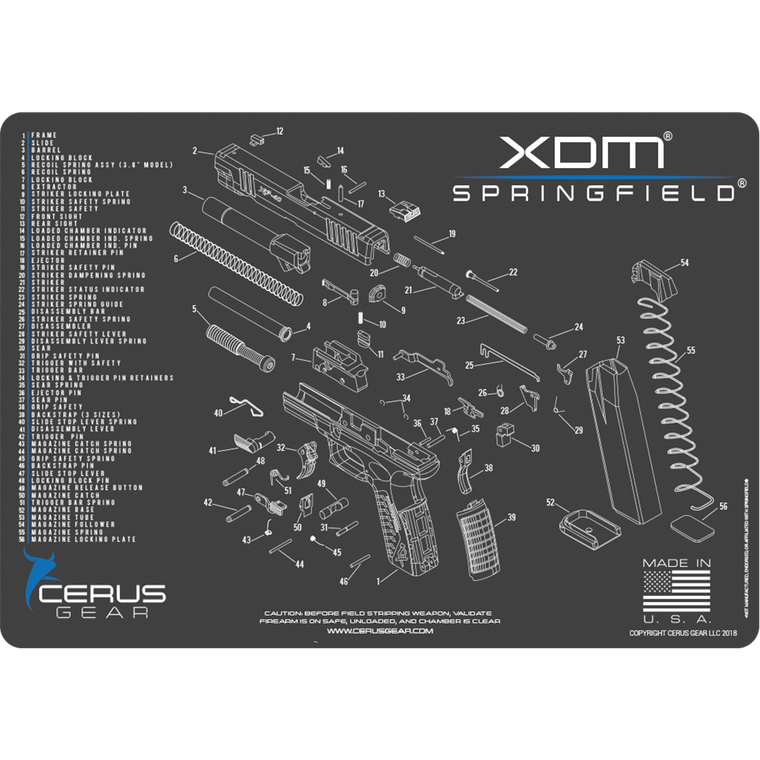 BEST XDM PARTS MAT