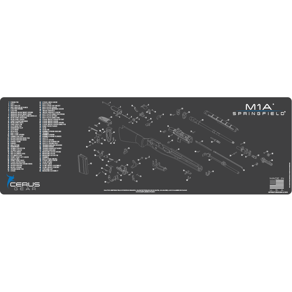 M1A MAINTENANCE PARTS LIST