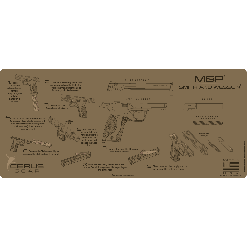 SMITH & WESSON M&P BEST MAINTAINENCE INSTRUCTIONS