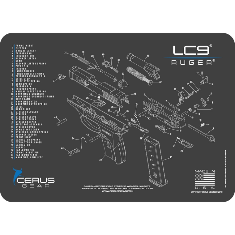 Best Ruger LC9 Maintenance Pad