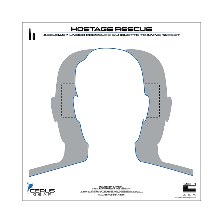 Hostage Rescue Silhouette Target Pack
