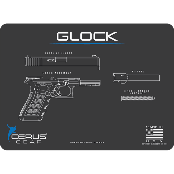 EDC Glock Schematic Mat