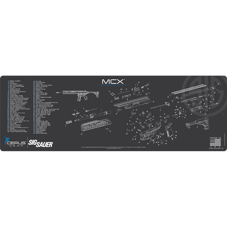 SIG SAUER® MCX Schematic Rifle Mat