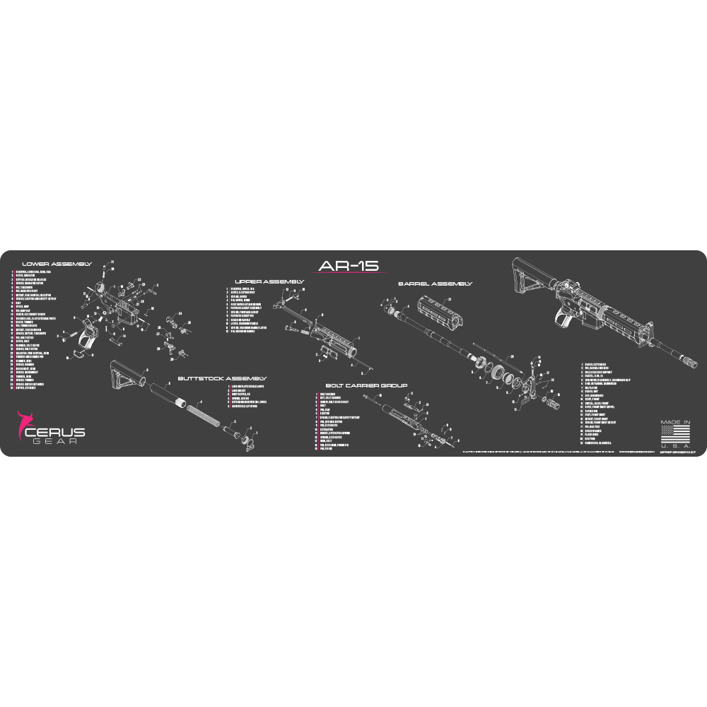 TOP AR15 Maintenance Pad for Women