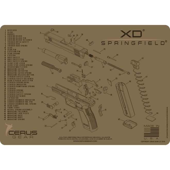 Top XD Schematic Mat