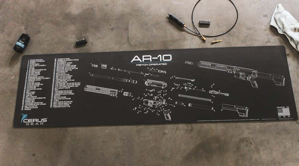 AR-10 Schematic Magnum Gun Mat