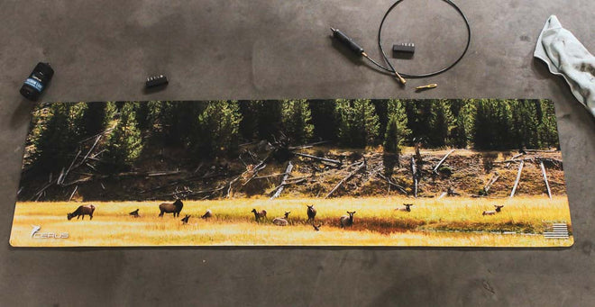 Elk Call of the Wild Wildlife Gun Mat