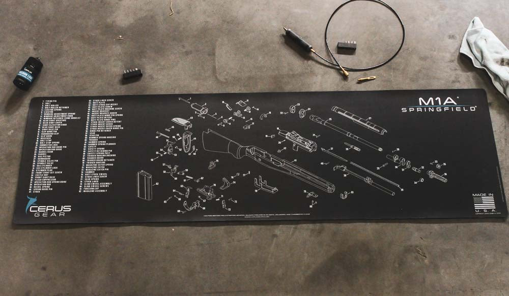 Springfield® M1A® Schematic Magnum Gun Mat