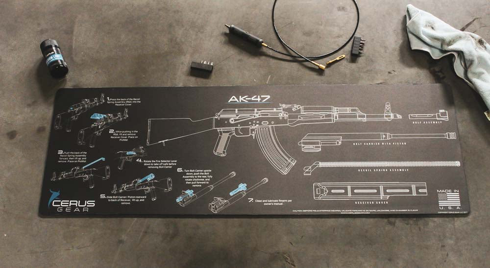 AK-47 Instructional Rifle Mat