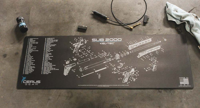 Kel-Tec® SUB 2000 Schematic Rifle Mat