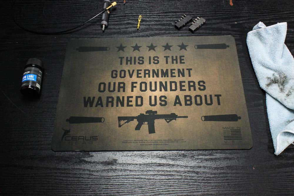 **LIMITED EDITION** FOUNDERS WARNED US PROMAT