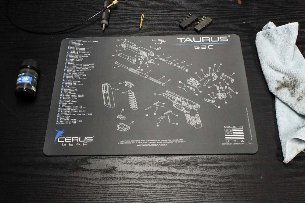 TAURUS® G3C Schematic Gun Mat