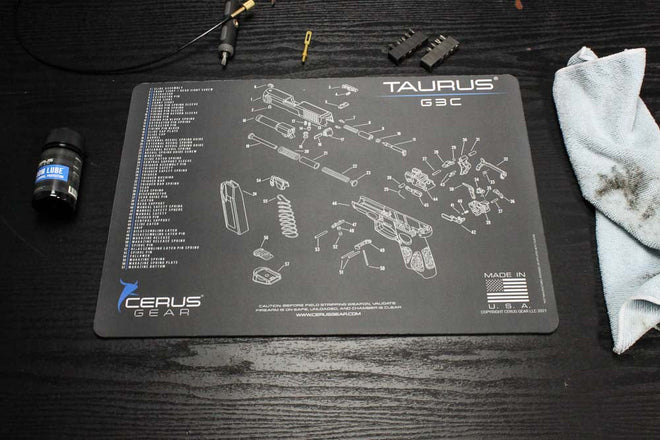 TAURUS® G3C Schematic Gun Mat