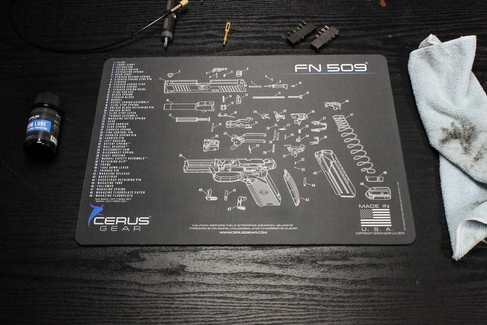 FN 509® Schematic Handgun Mat