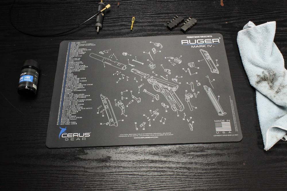 Ruger Mark IV® Schematic Handgun Mat