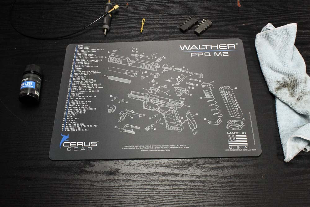 Walther® PPQ M2 Schematic Handgun Mat