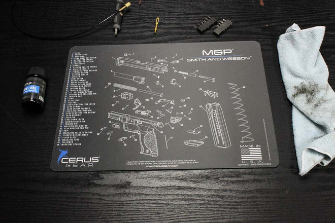 Smith & Wesson® M&P® Schematic Handgun Mat