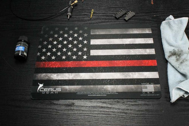 Firefighter Support Handgun Mat