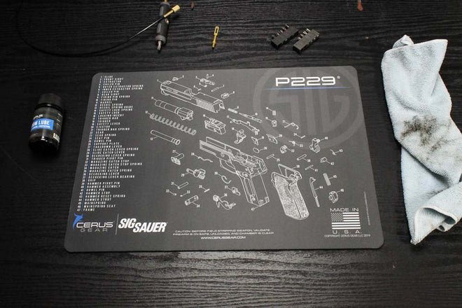 SIG SAUER® P229 Schematic Handgun Mat