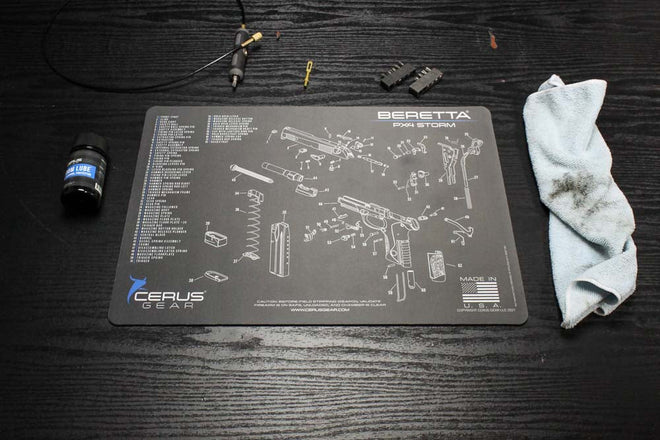 Beretta PX4 Storm Schematic Handgun Mat