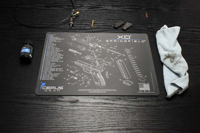 Springfield® XD® Schematic Handgun Mat