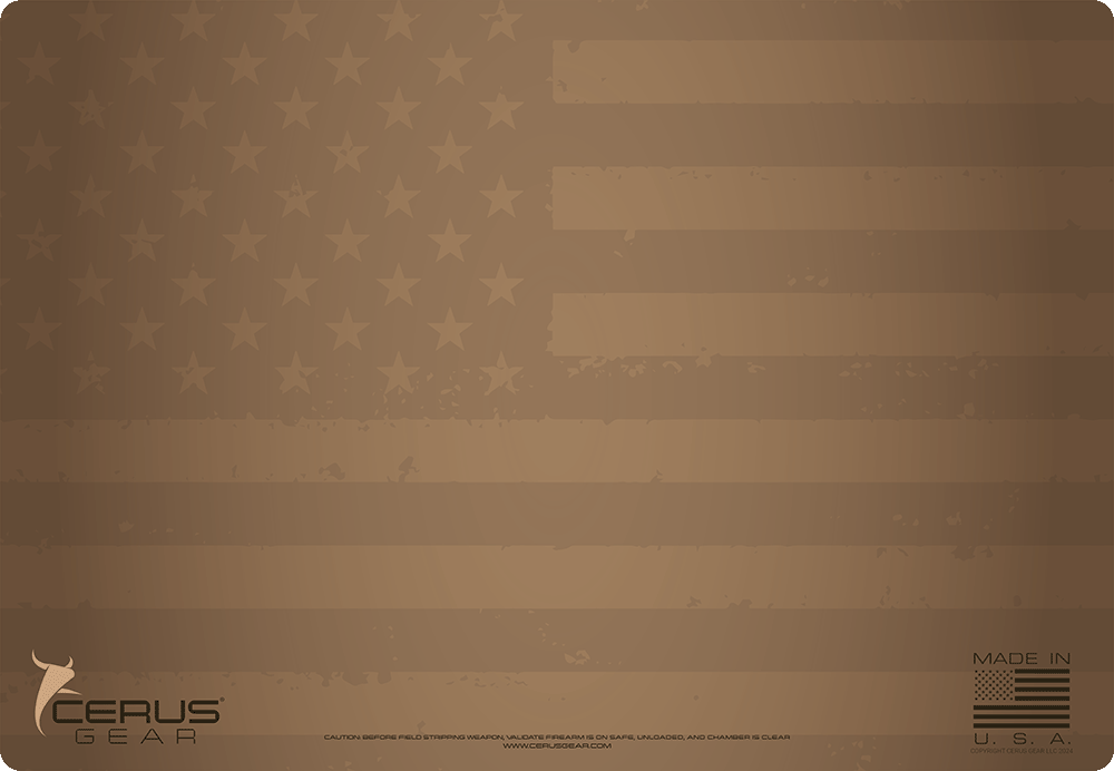 American Flag Shadow Mat
