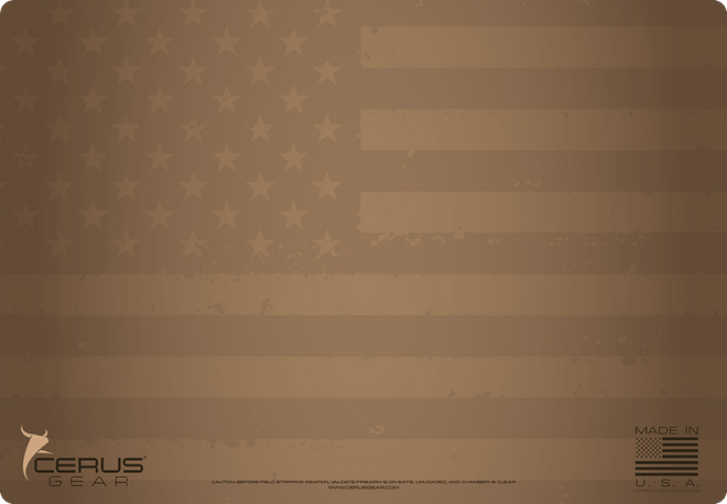 American Flag Shadow Mat