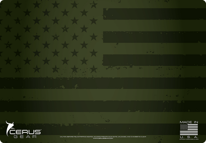 American Flag Shadow Mat