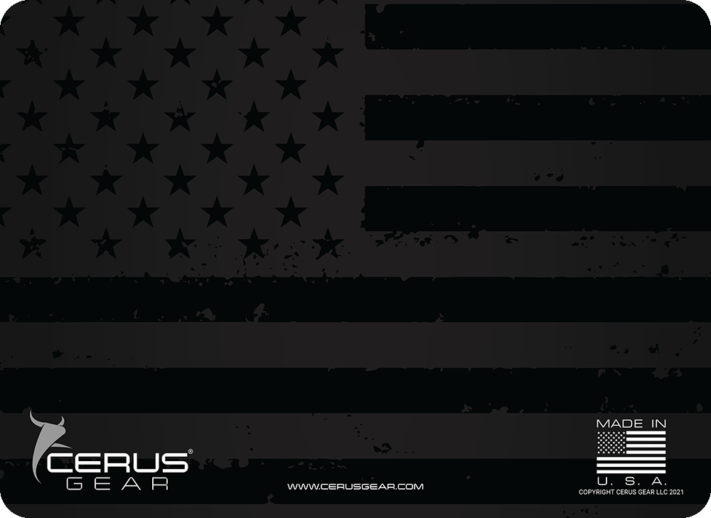 American Flag Shadow Mat