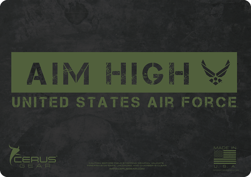 U.S. Air Force "Aim High" Handgun Mat