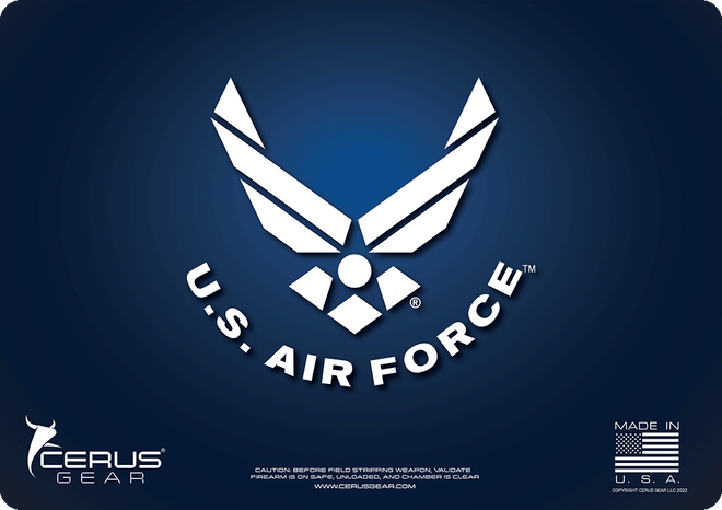 U.S. Air Force Logo Handgun Mat