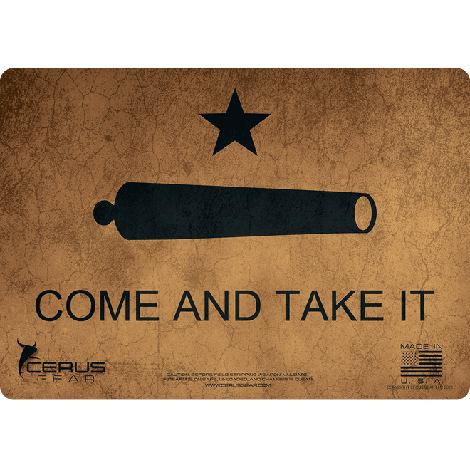 Come and Take It  Gun Mat