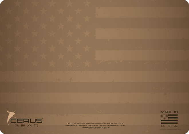 American Flag Shadow Mat