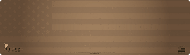 American Flag Shadow Mat