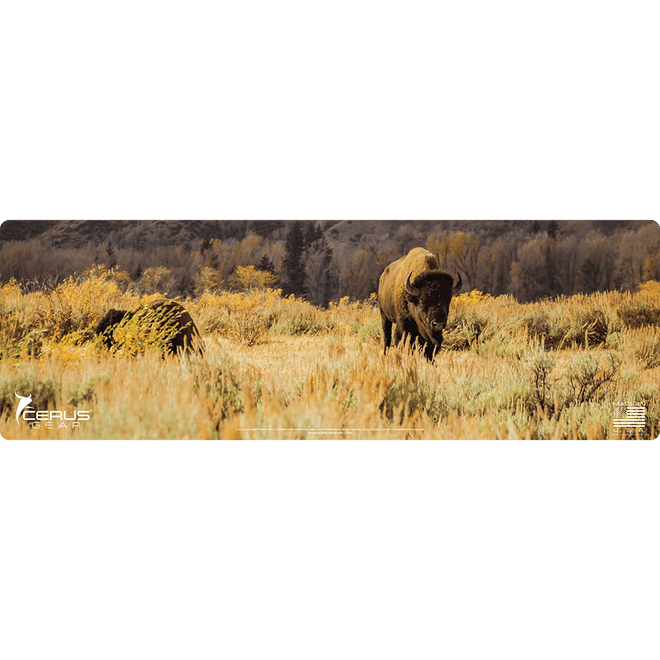 Bison Wildlife Gun Mat