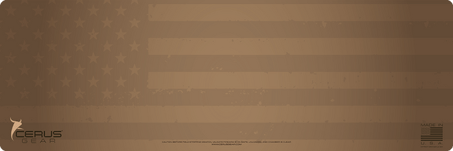 American Flag Shadow Mat