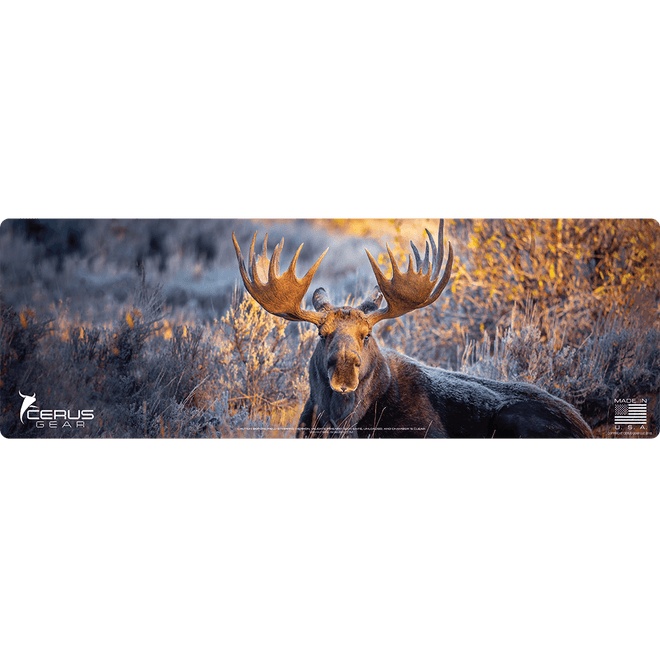 Moose Wildlife Gun Mat