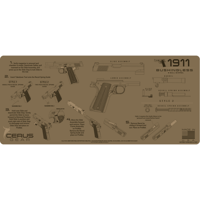 How to Clean 1911 Bushingless Pistol