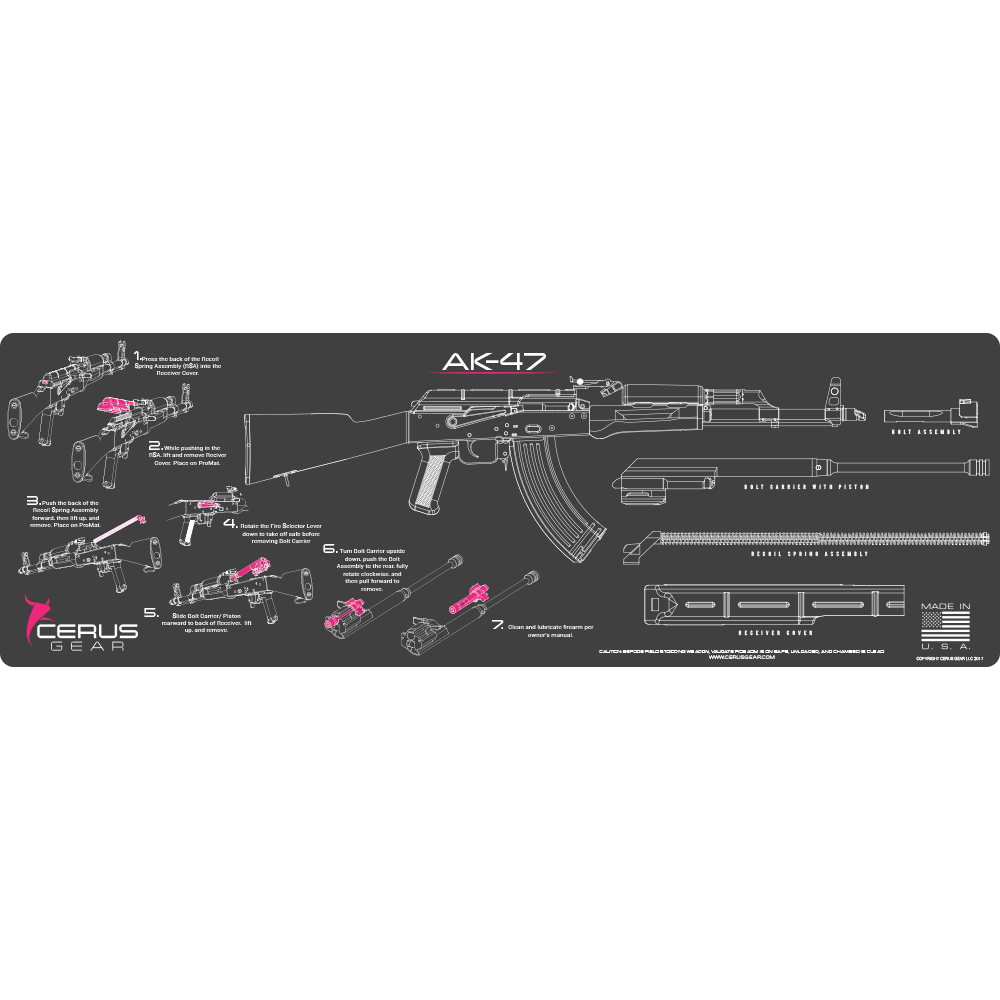 HOW TO TAKE DOWN AN AK-47