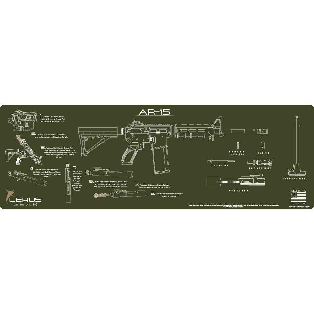 Olive Drab Green AR Mat