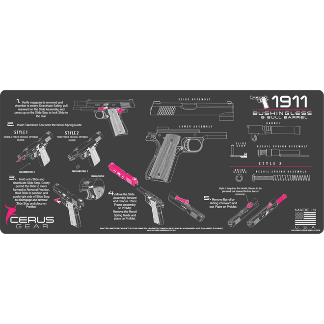 1911 Bushingless Field Strip Guide