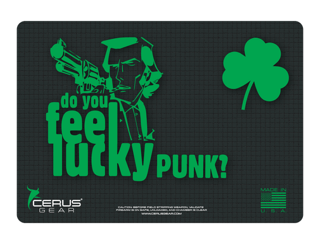 St. Patricks Day gun cleaning mat
