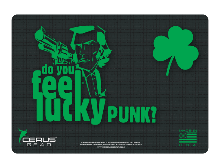 St. Patricks Day gun cleaning mat