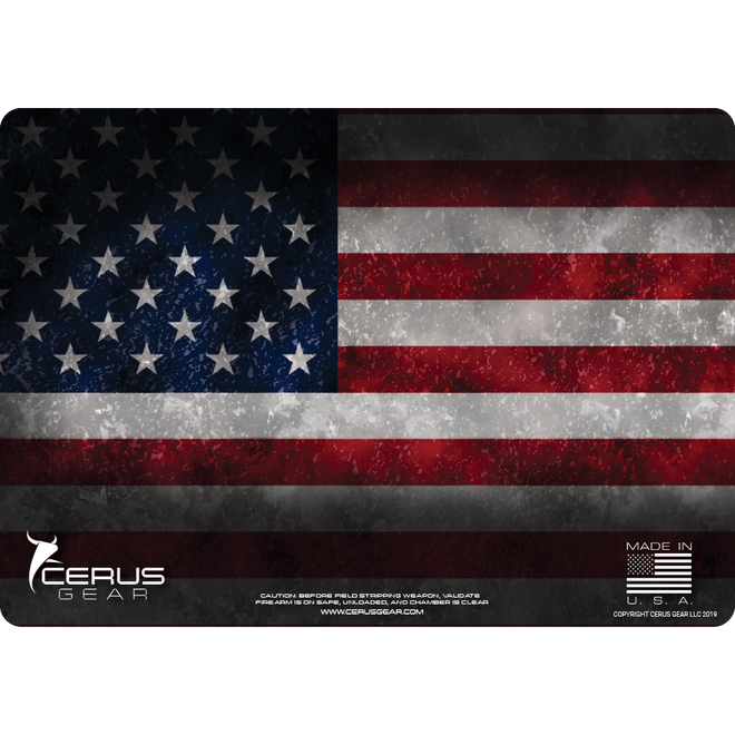 Old Glory Gun Cleaning pad mat