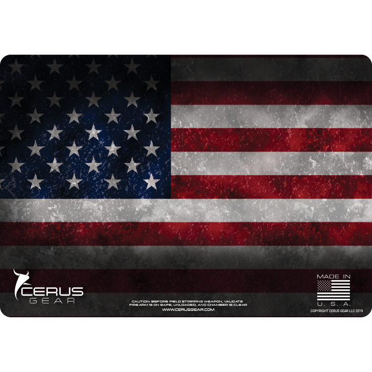 Old Glory Gun Cleaning pad mat