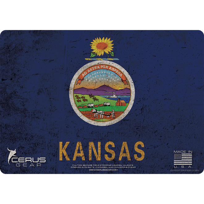 State Flags Handgun Mat