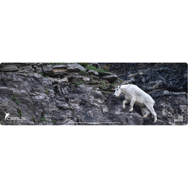 Mountain Goat Wildlife Gun Mat