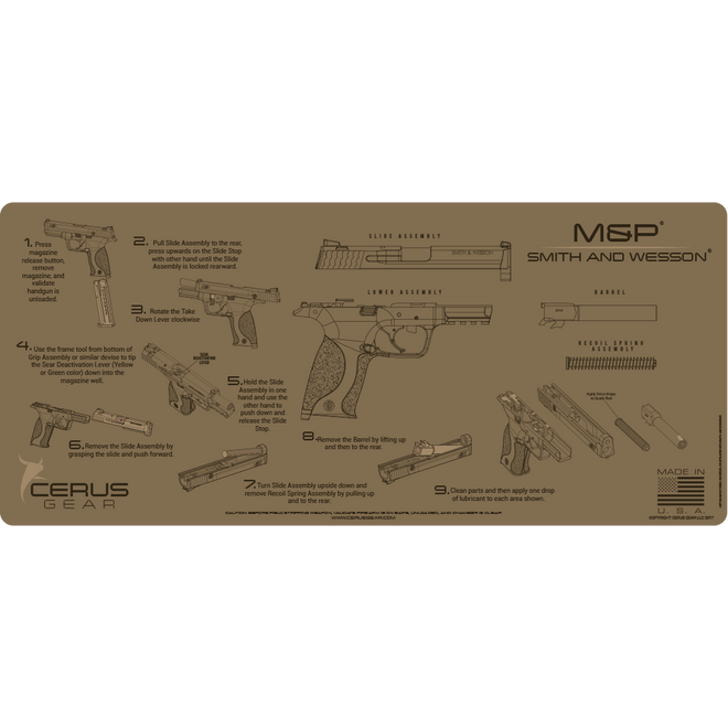 SMITH & WESSON M&P BEST MAINTAINENCE INSTRUCTIONS