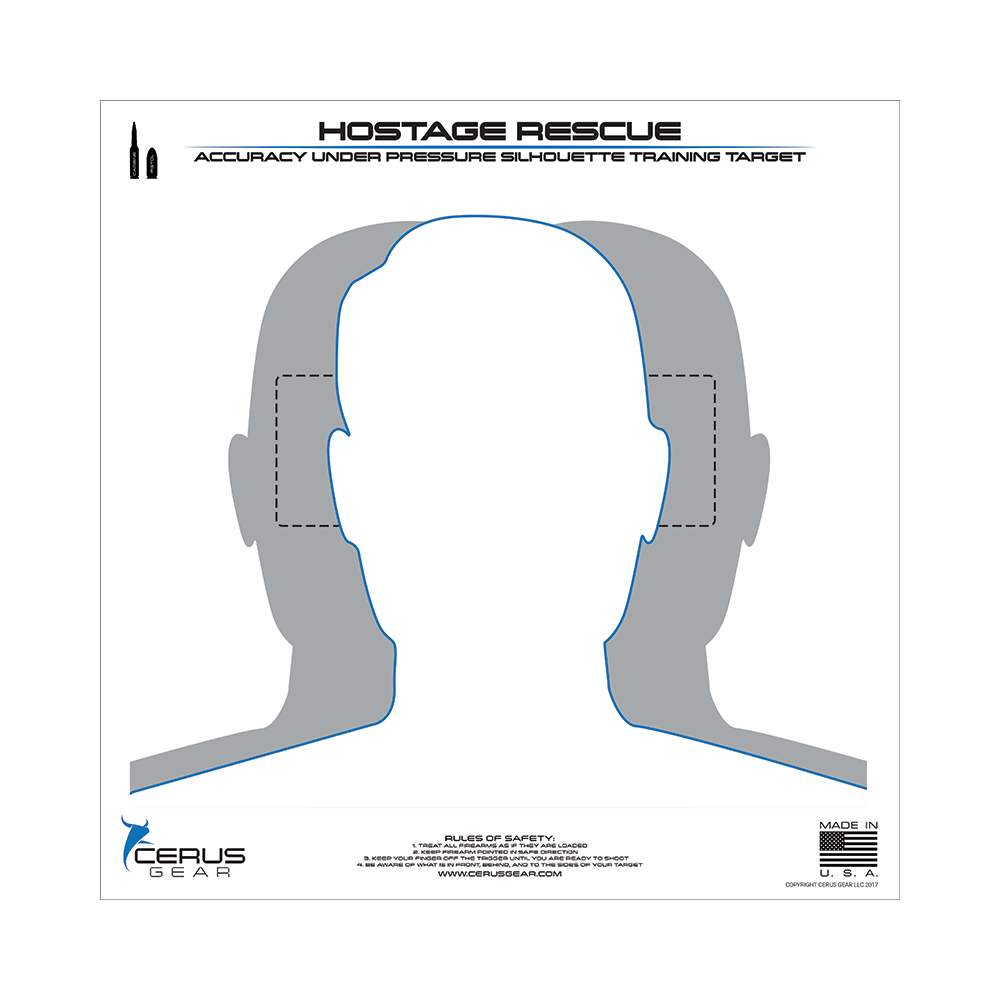 Hostage Rescue Silhouette Target Pack