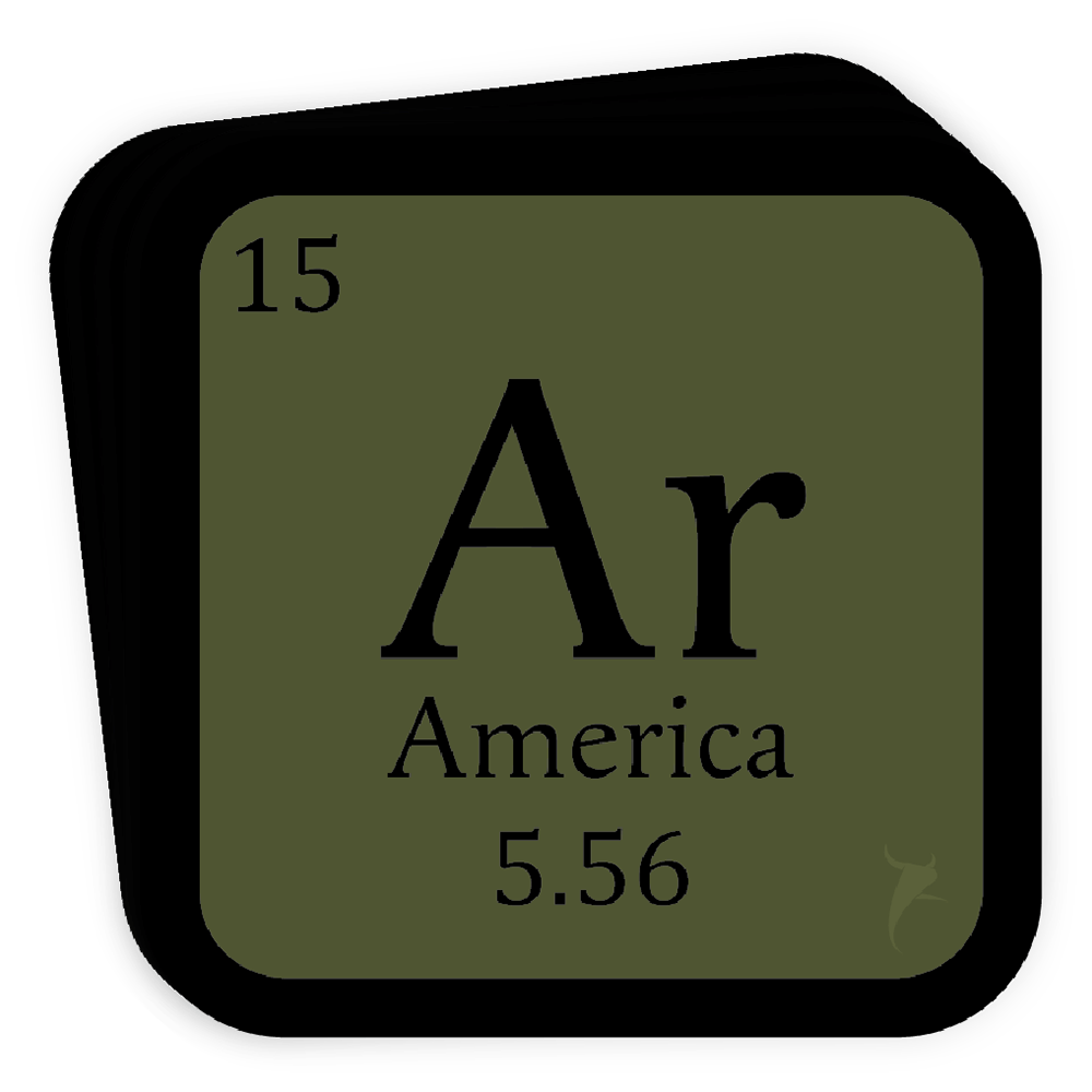 AR Periodic Table Decal Die Cut Sticker Indoor/Outdoor Use Size: 3.5" x 3.5"